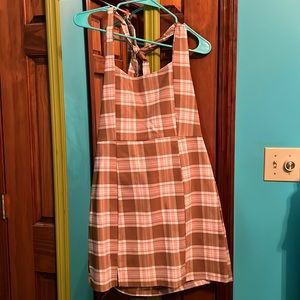 Dry Goods halter top overall dress